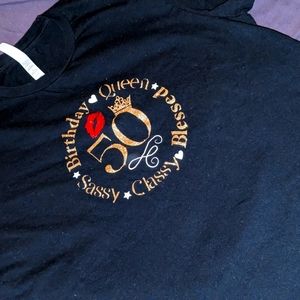 50th birthday Tee👑